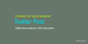 Twitter Post: Define the content in 140 characters