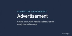 Advertisement: Create an ad, with visuals and text, for the newly learned concept