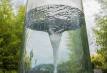 Water bottle tornado experiment 