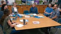 A group of teachers are having a meeting.