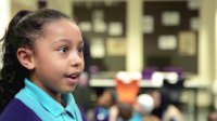 photograph of a student speaking