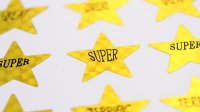 Gold star reward stickers