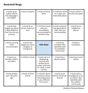 Author's Purpose Bingo Card