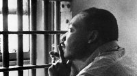 Martin Luther King in jail in Birmingham, Alabama