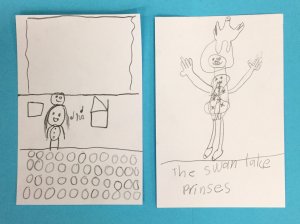 Author-supplied sketches from student work showing conceptual thinking