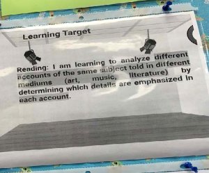 Example of a learning target