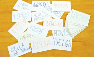World language vocabulary cards
