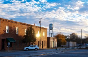 Latta, South Carolina, at twilight. 