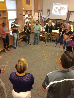 Teachers at Bryan Adams participate in a summer institute to learn iTime.