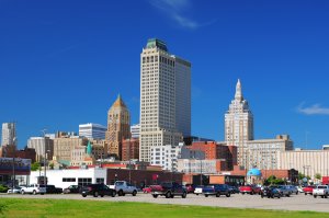 A shot of downtown Tulsa, Oklahoma.