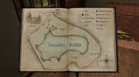 Still from Walden video game showing a map