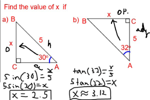 Graphic of math problem with annotations