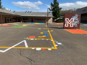 Outdoor sensory path