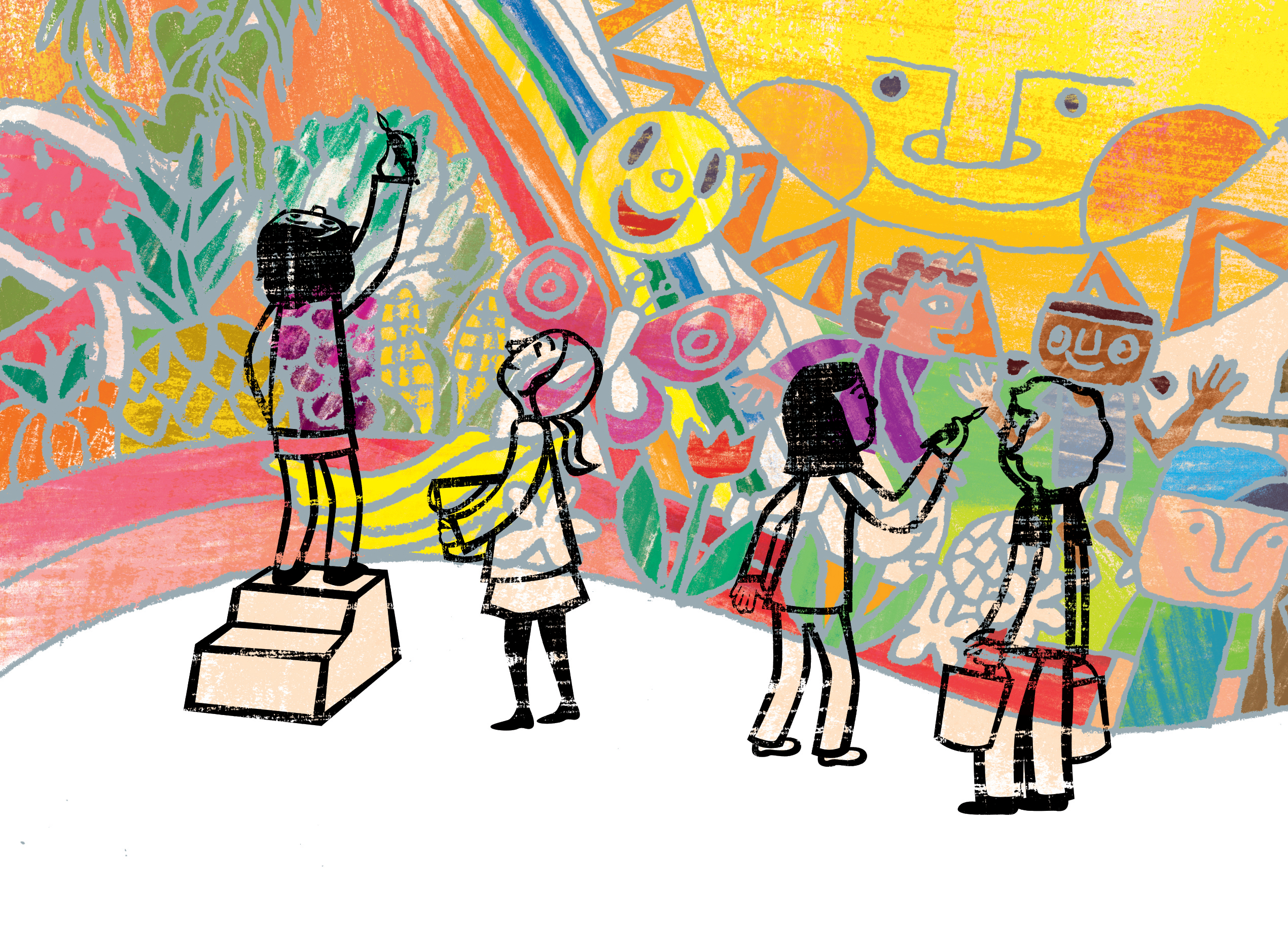 AGES 6-8: AFTER SCHOOL ONLINE WEEKLY ART CLASS: CREATIVE PAINTING, DRAWING,  & SELF-EXPRESSION - The Art Studio NY