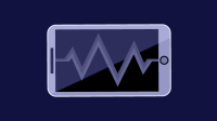 Graphic of a smart phone charging