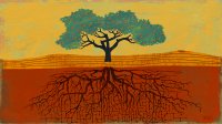Illustration concept for growth during virtual learning