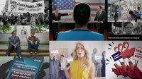Collage of film screenshots from We The Voters