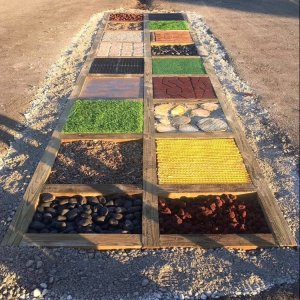 Tactile path at Walter Shade Early Childhood Center in West Carrollton, Ohio