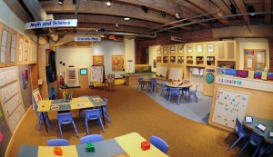 The kindergarten exhibit at the Boston Children's Museum.