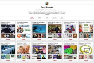 A screen grab of 12 Pinterest boards