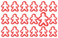 Photo illustration depicting cookie cutter concept