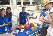 Students present their ideas at the 2016 National Maker Faire.
