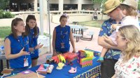 Students present their ideas at the 2016 National Maker Faire.