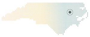 Map of Pitt County, North Carolina