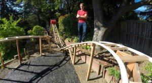 CoasterDad surveys his handiwork.