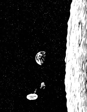 A page from T-Minus: The Race to the Moon