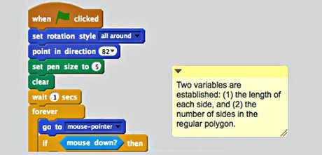 Scratch Code Example Inermediate Intermediate Level Projects with Scratch: Random Shapes On Demand ...
