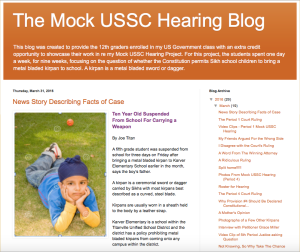 The Mock USSC Hearing Blog screenshot