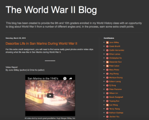 World War II Blog screenshot