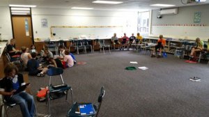 A classroom ready for furniture -- and project-based learning!