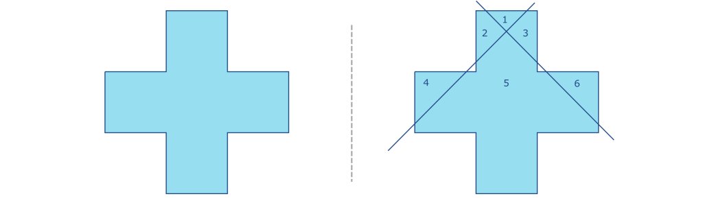 Illustrated diagram of a math teaser puzzle