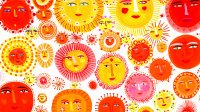 Illustration of many suns