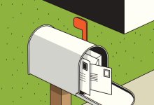 Illustration of letters inside a mailbox
