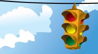 educational journey assignment Illustration of a stop light