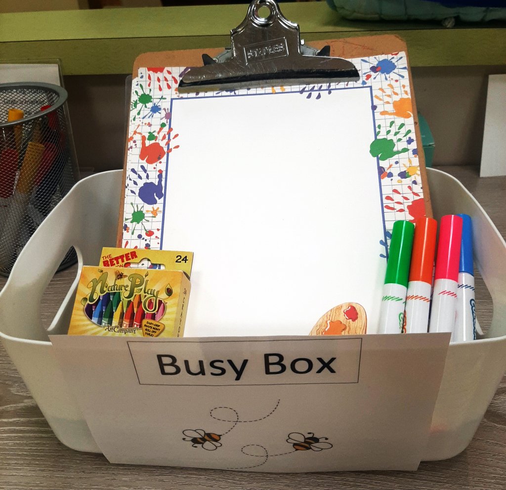 Photo of busy box