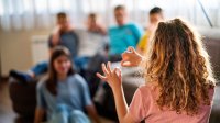 leadership activities for middle school students Students playing charades