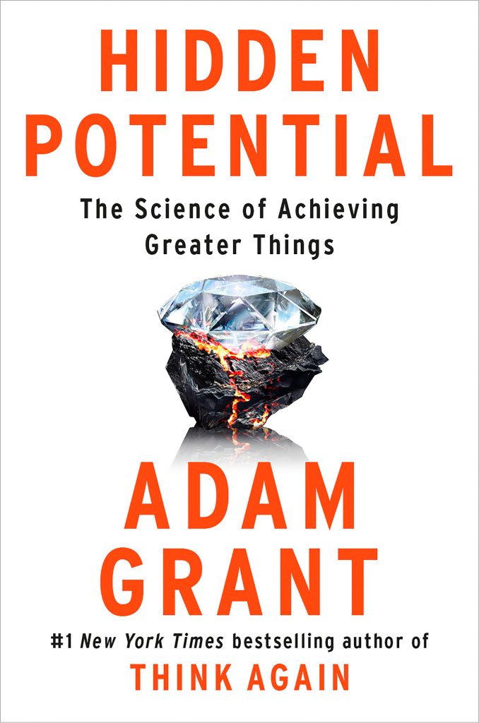 The book cover of Hidden Potential by Adam Grant.