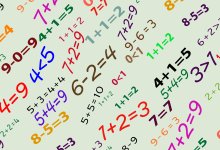 Illustration of math equations