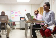 Photo of teachers meeting