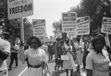 Photo of Civil rights march on Washington, DC, USA. August 1963