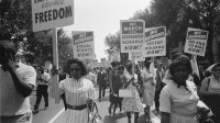 Photo of Civil rights march on Washington, DC, USA. August 1963
