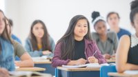 Photo of students in high school classroom