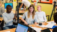 math problem solving rates High school students making videos