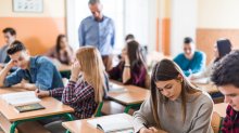 Photo of high school students in classroom