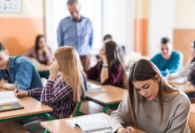 Photo of high school students in classroom