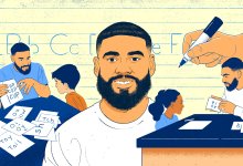 illustrated portrait of Spencer Russell
